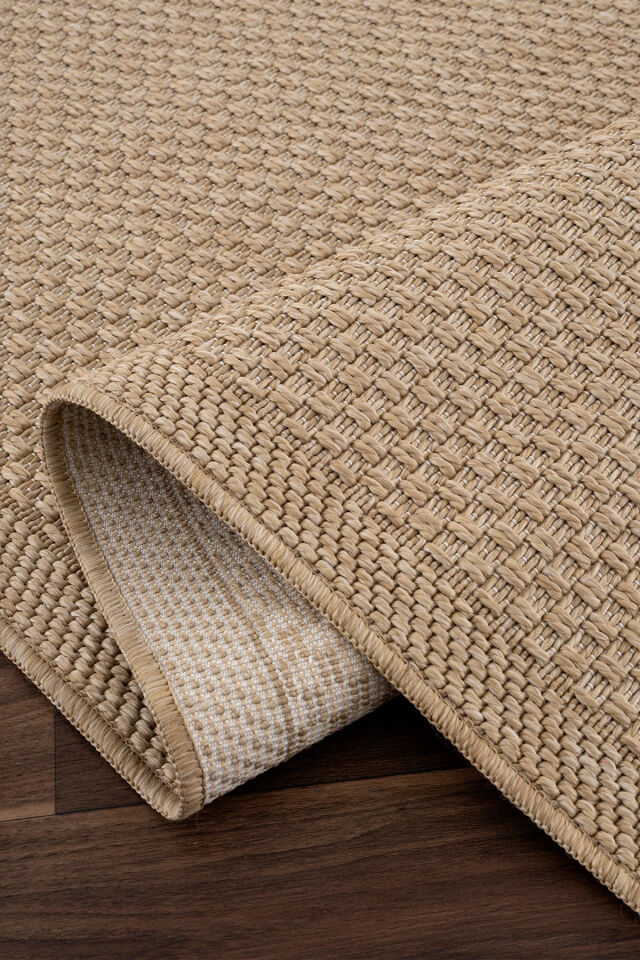 More B3667G Natural Bordürlü Jüt Halı