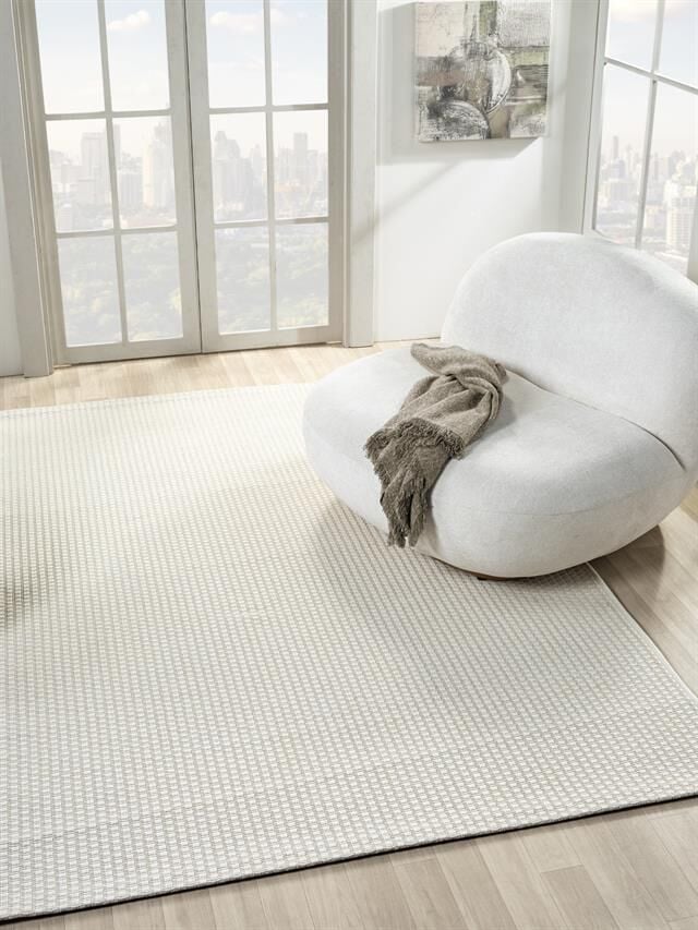 Bombay Serisi Krem Halı Minimalist Dekorasyonların Ferah Tamamlayıcısı Pati Dostu Halı