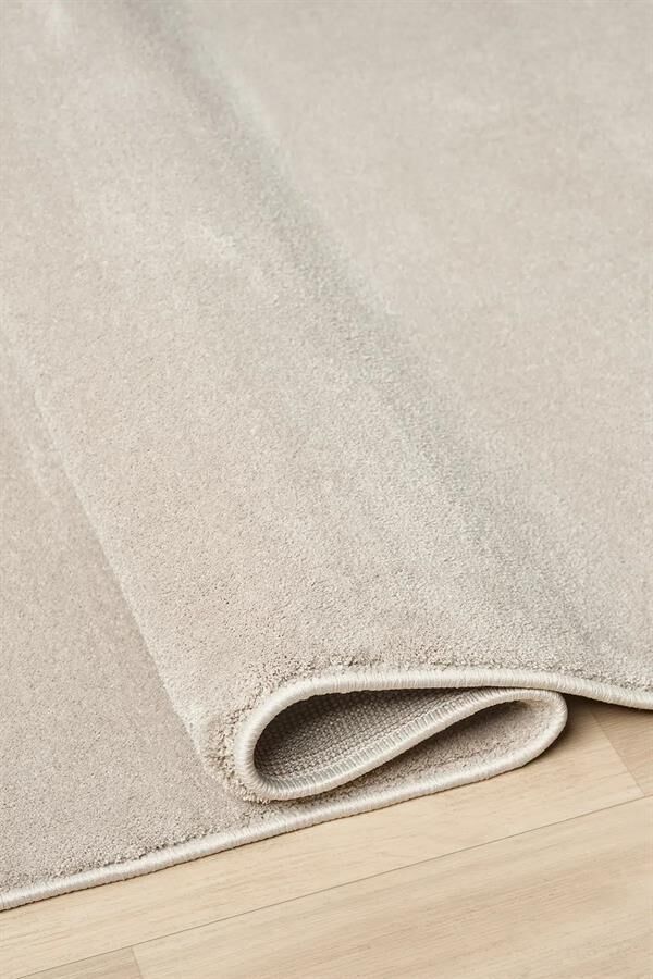 Bali Serisi Taş Rengi Mikrofiber Antialerjik Düz Renk Halı