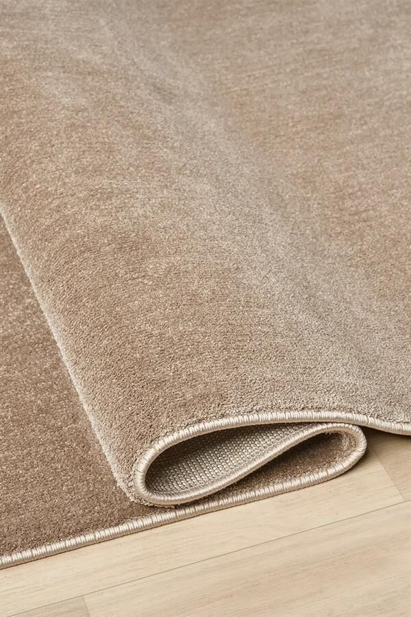 Bali Serisi Vizon Rengi Mikrofiber Antialerjik Düz Renk Halı