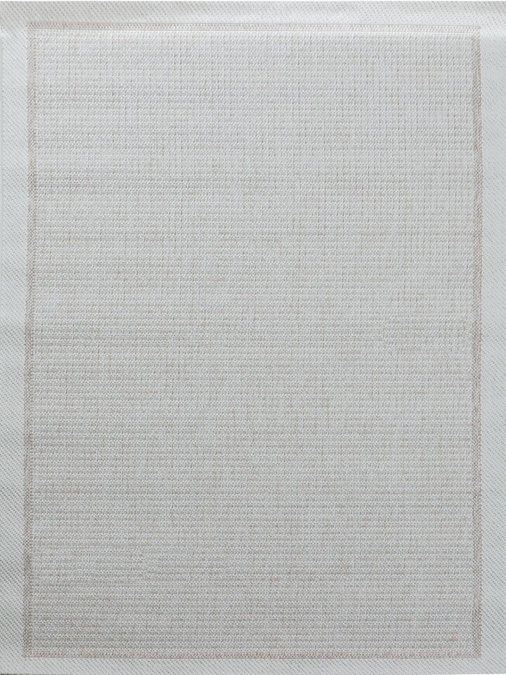 LOOM Halı Lino 3302 Krem Bordürlü Bej Halı