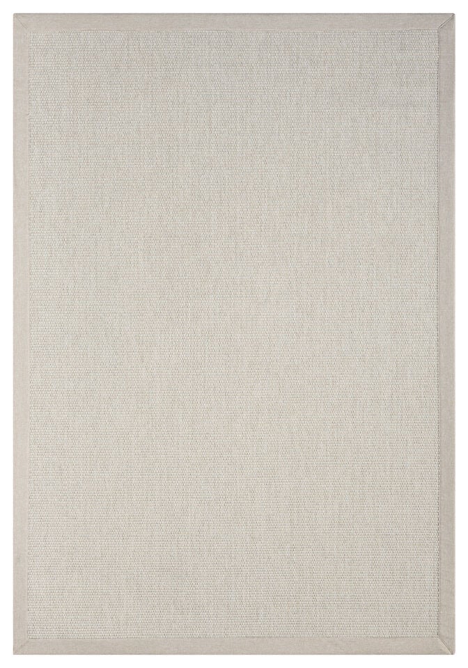 Loom Halı Krem Bordürlü Jüt Sisal Halı – Kolay Temizlenebilir Modern Balkon Mutfak Halısı