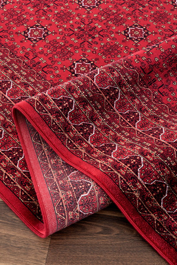 Viona Heritage Bordo Klasik Desenli Halı