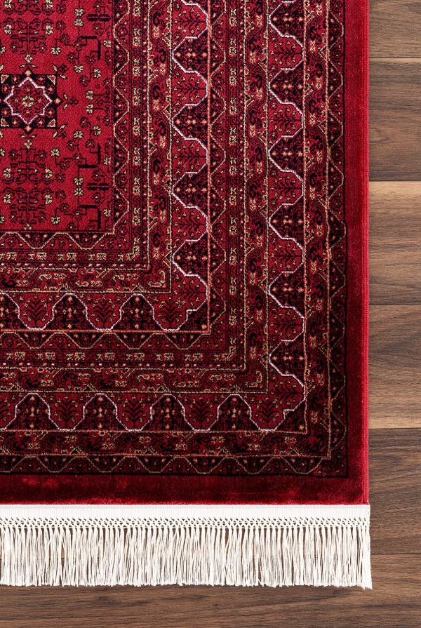 Viona Heritage Bordo Klasik Desenli Halı