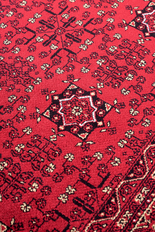 Viona Heritage Bordo Klasik Desenli Halı