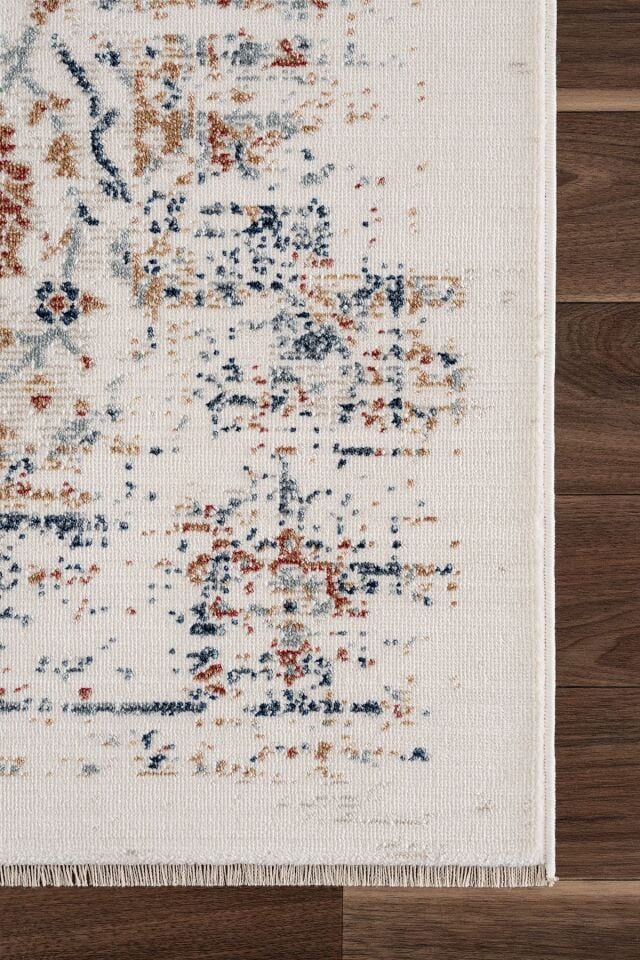 Bohem Vintage Çiçek Desenli Halı