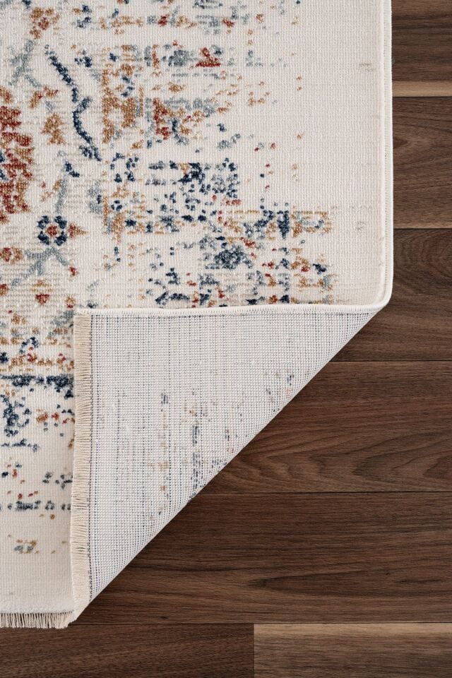 Bohem Vintage Çiçek Desenli Halı