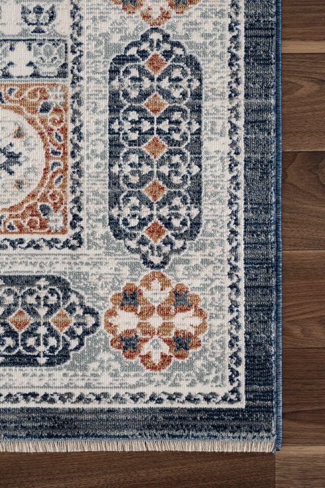 Bohem Madalyon Desenli Halı