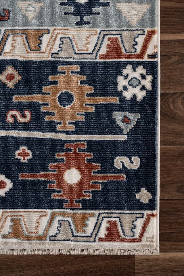 Bohem Kilim Desenli Etnik Halı