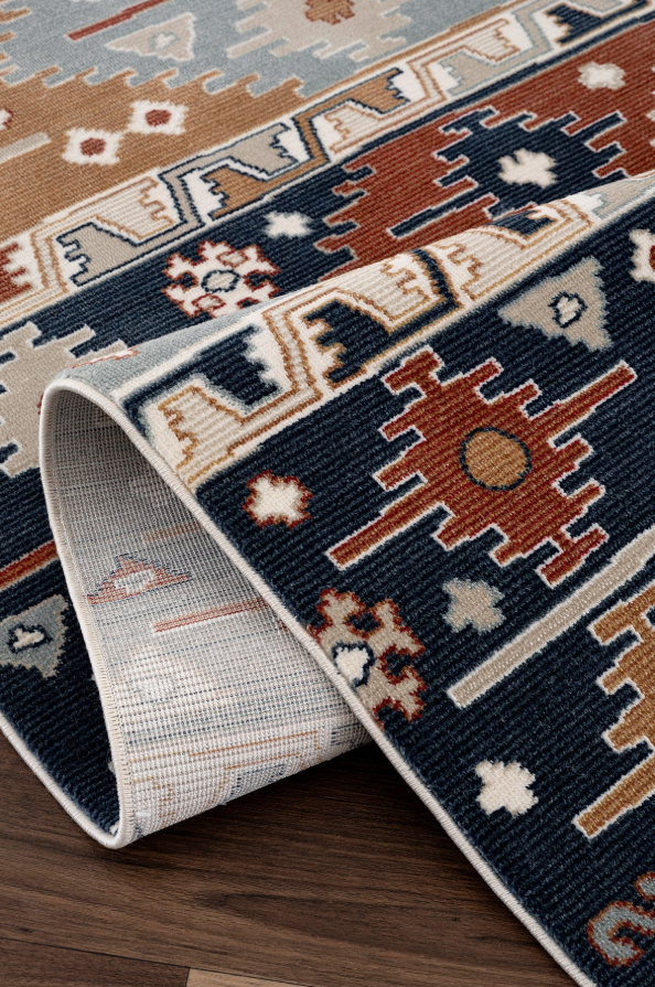 Bohem Kilim Desenli Etnik Halı