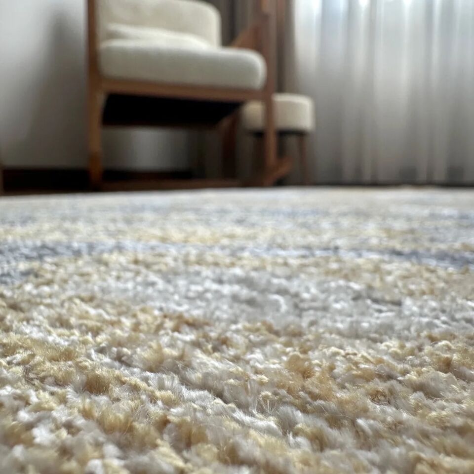 LOOM Natura Gri Bej Asimetrik Halı