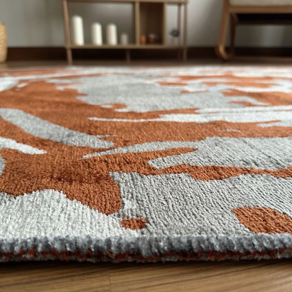 LOOM Natura Kiremit Gri Modern Dekoratif Halı
