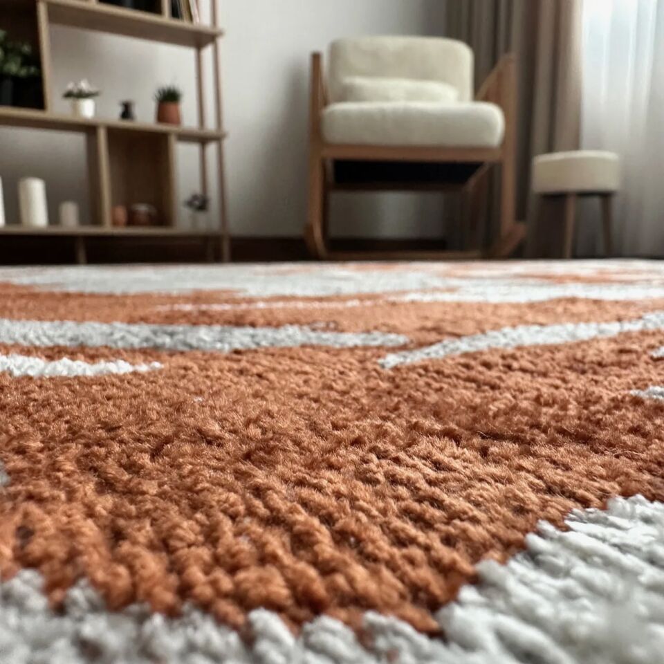 LOOM Natura Kiremit Gri Modern Dekoratif Halı