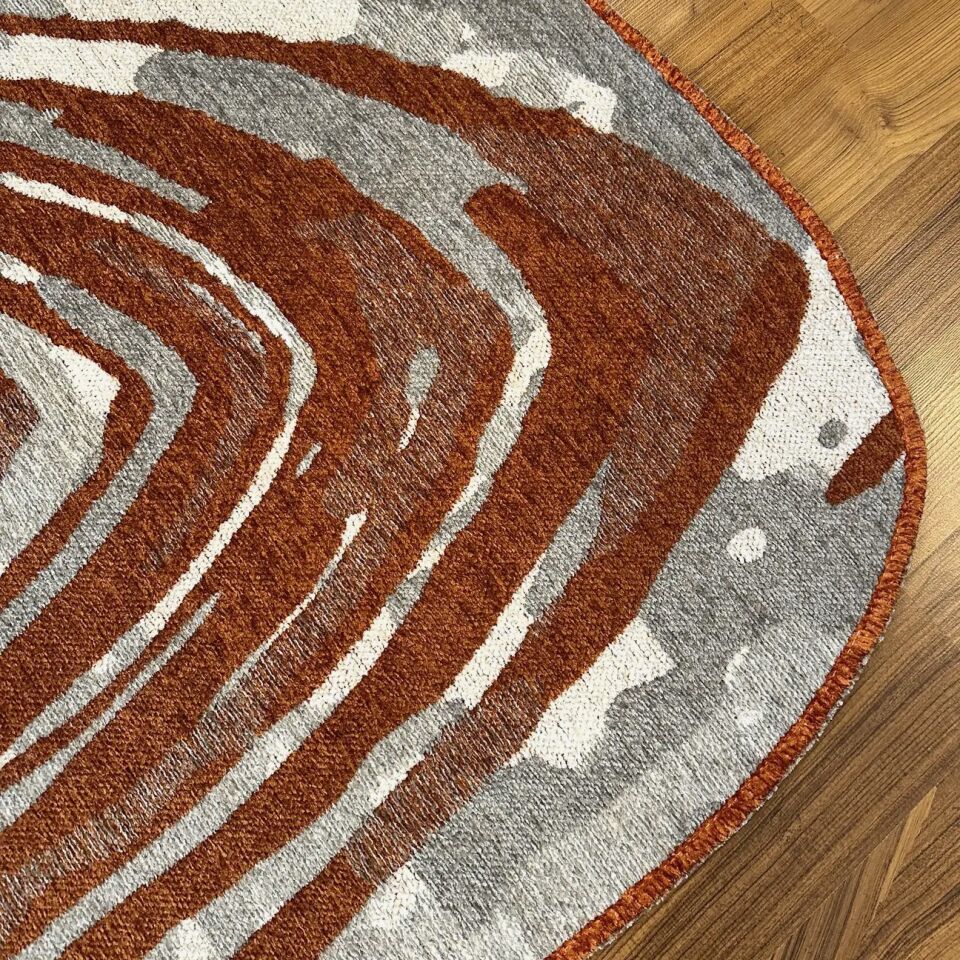 LOOM Natura Kiremit Gri Modern Dekoratif Halı