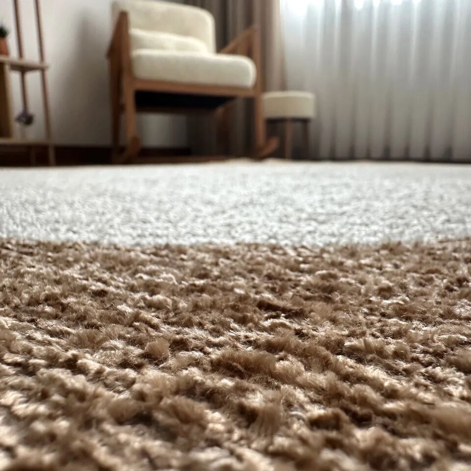 LOOM Natura Bej Bordürlü Modern Halı
